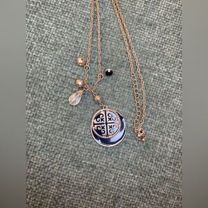 Elegant Gold Tory burch Necklace
